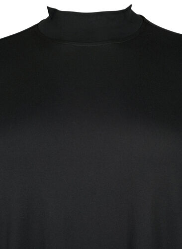FLASH – Langärmeliges Kleid mit Rollkragen, Black, Packshot image number 2