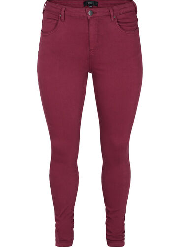 Super Slim Amy Jeans mit hoher Taille, Port Royal, Packshot image number 0