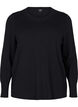 Strickpullover mit Rundhalsausschnitt, Schwarz, Packshot image number 0