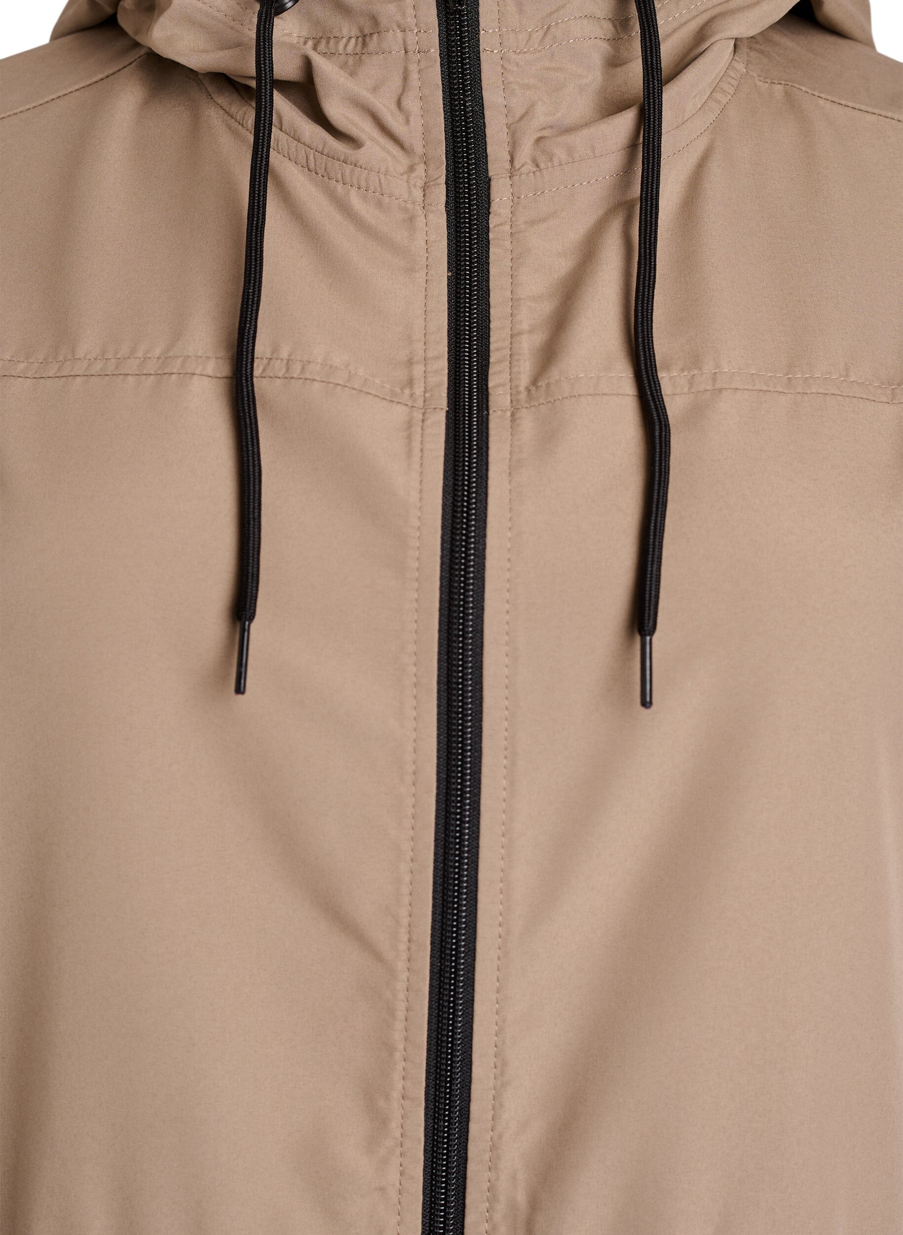 ZizziFLASH - Leichter Parka mit Kapuze, Braun, Packshot image number 2