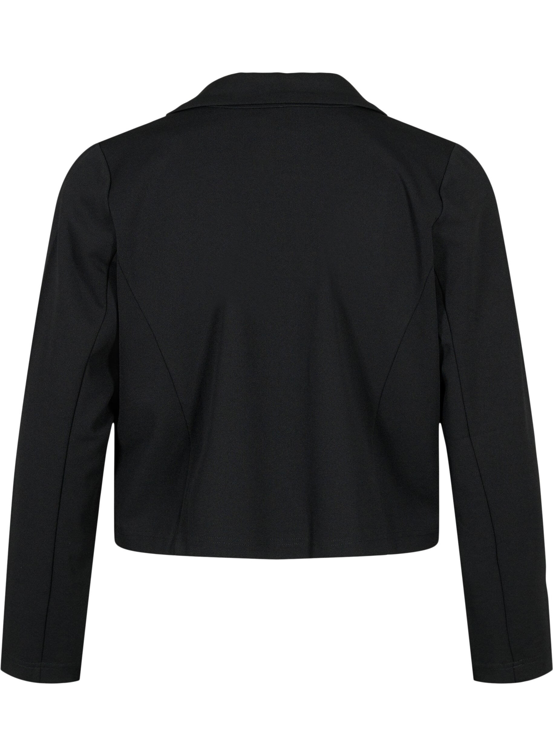 ZizziKurzer Blazer mit Knopf, Black, Packshot image number 1
