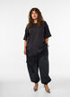 Ballonhose mit Taschen und elastischem Bund, Schwarz, Model image number 1