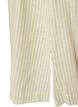 &Auml;rmelloses gestreiftes Midikleid aus Leinen und Viskose, Gr&uuml;n, Packshot image number 4