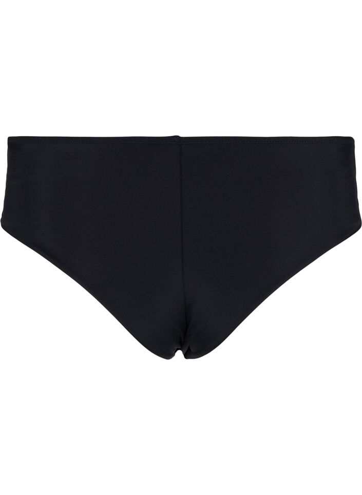 Bikinislip mit regul&auml;rer Taillenh&ouml;he, Black, Packshot image number 1
