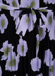 Plisseekleid mit Bindeband und Print, Black w. Floral, Packshot image number 3