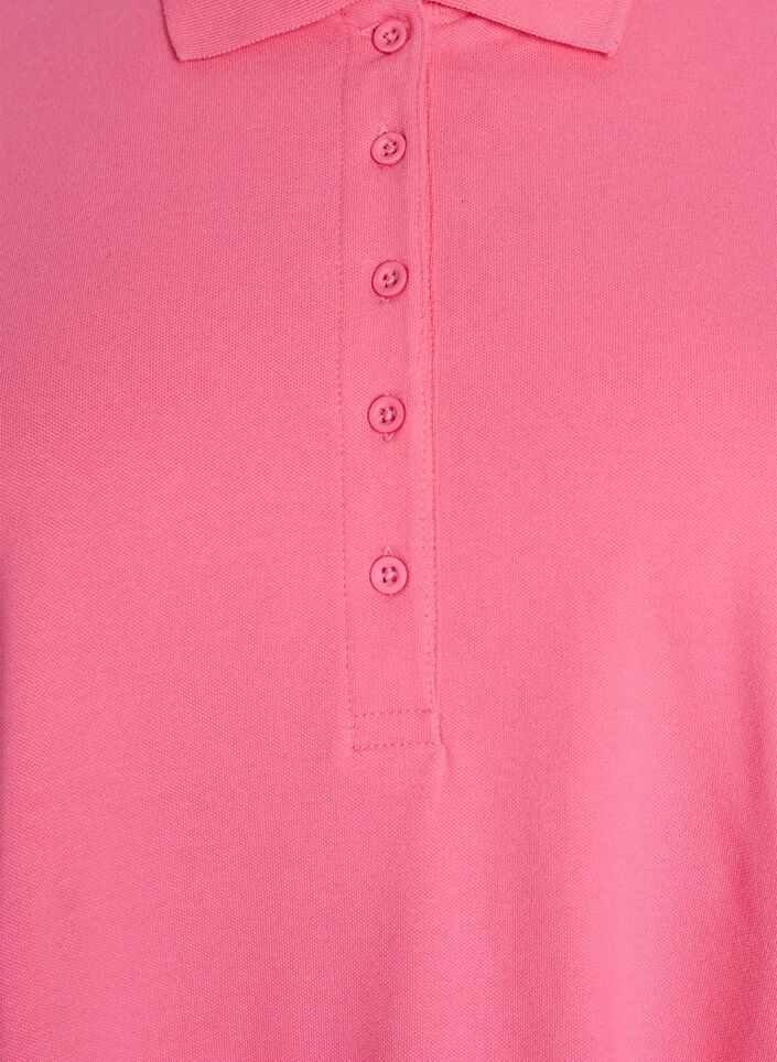 Kurzes Polokleid im A-Linien-Schnitt, Pink, Packshot image number 2