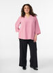 Bluse mit 3/4-&Auml;rmeln, Rot, Model image number 1