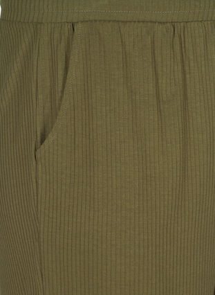 Shorts aus Rippqualität mit Taschen, Olivie Night, Packshot image number 2