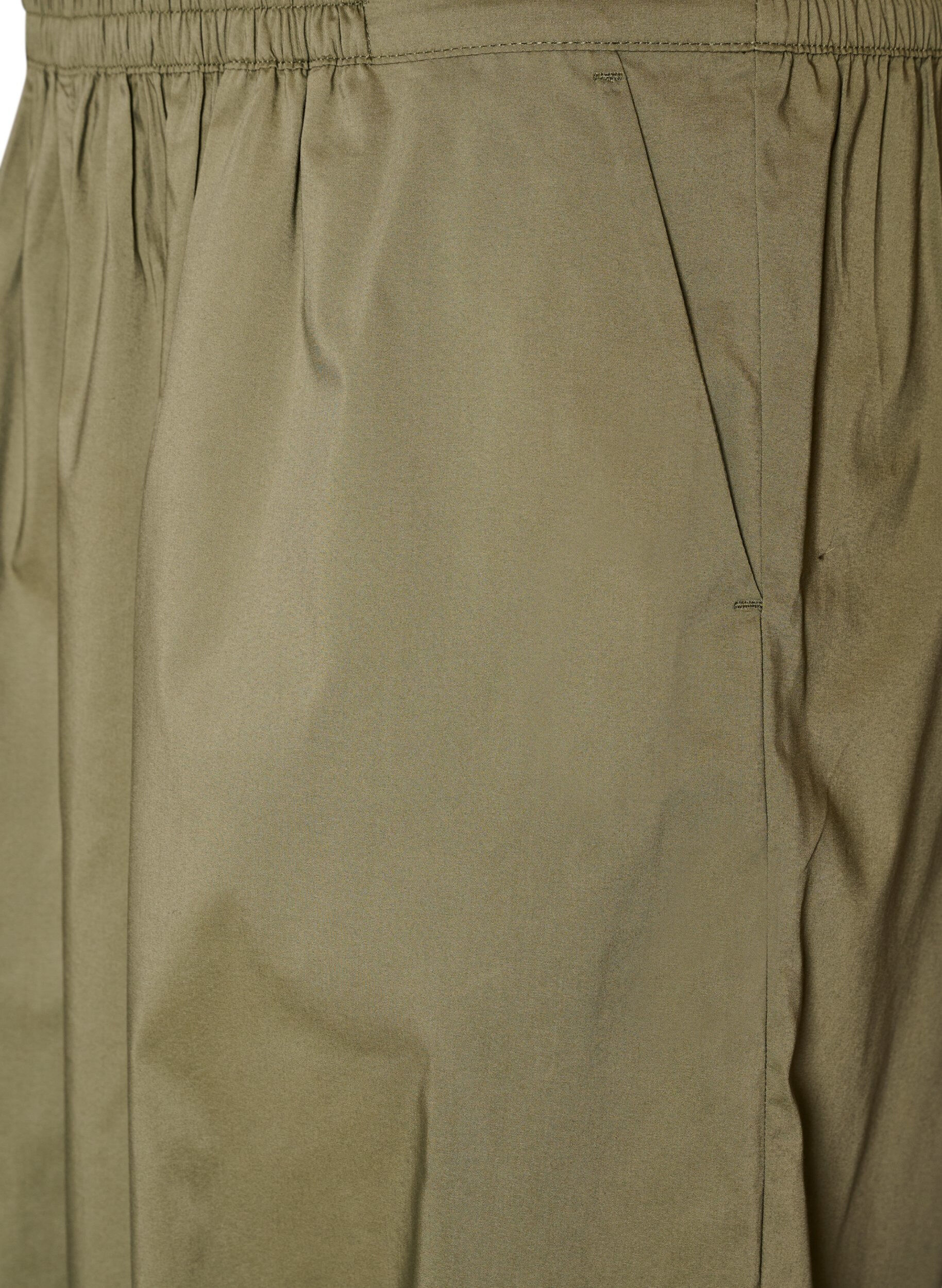 ZizziBallonhose mit Taschen und elastischem Bund, Gr&uuml;n, Packshot image number 2