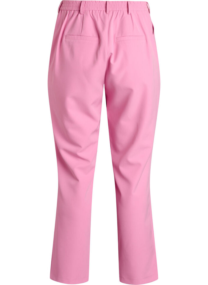 Hose mit Taschen und geraden Beinen, Pink, Packshot image number 1