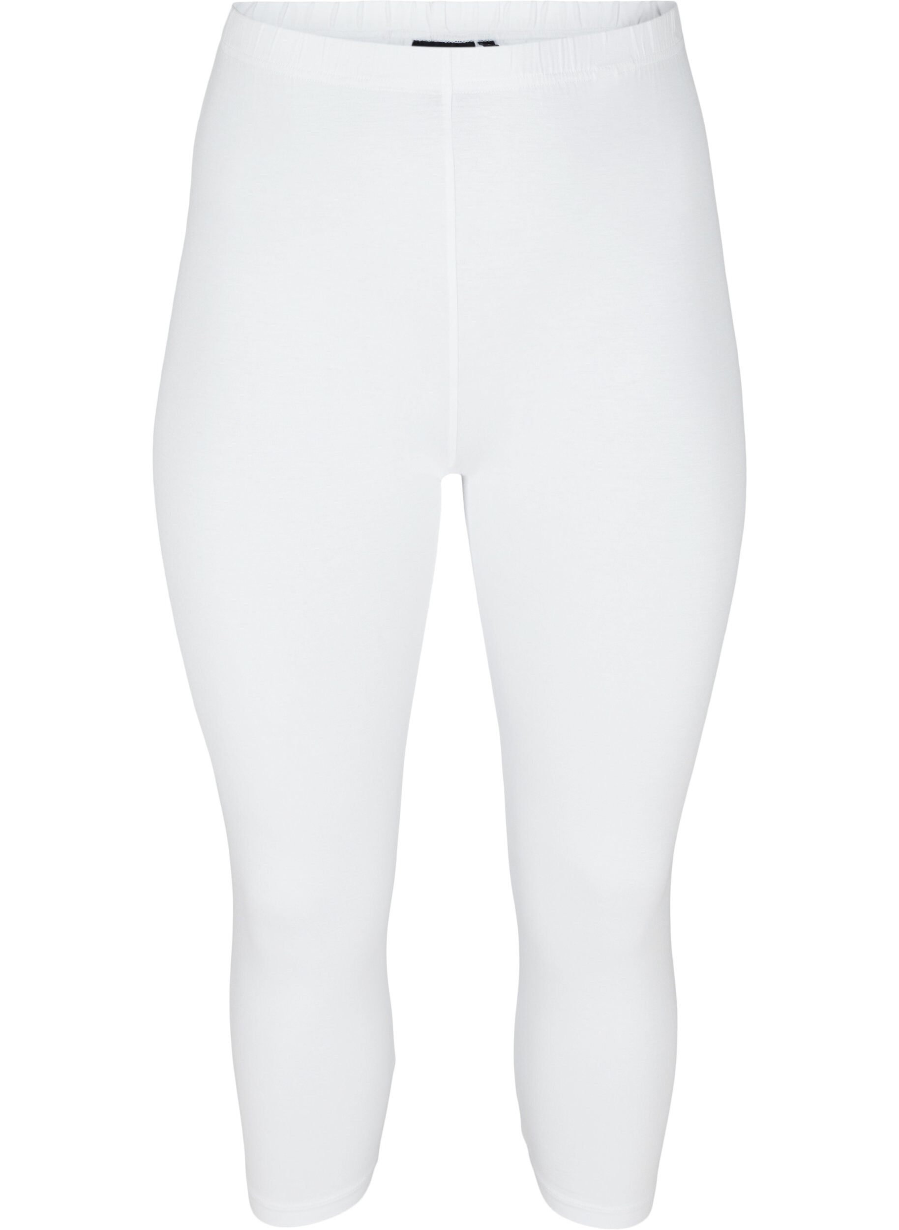 ZizziBasic 3/4-Leggings , Bright White, Packshot image number 0