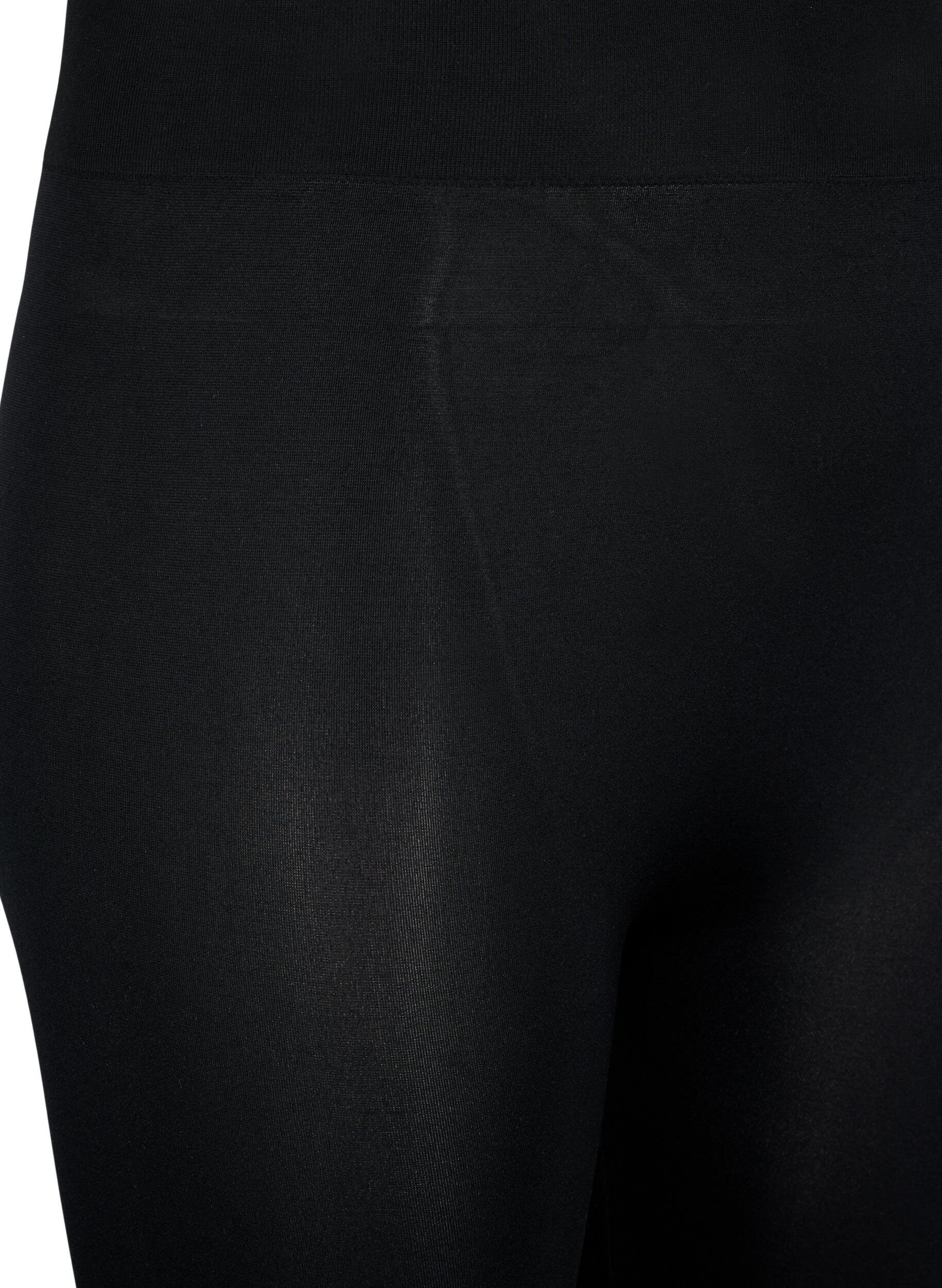 ZizziSeamless 3/4 Leggings, Schwarz, Packshot image number 2