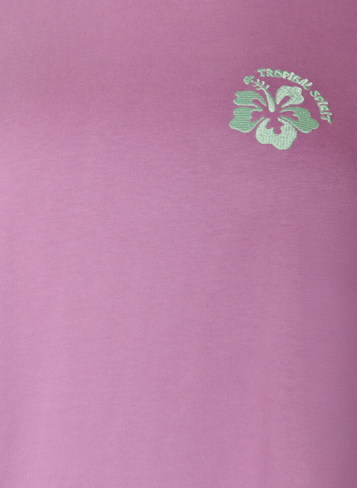 T-Shirt aus Bio-Baumwolle mit R&uuml;ckenprint, Rot, Packshot image number 2