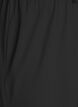 Hose mit weitem Bein aus einem leichten strukturierten Stoff, Schwarz, Packshot image number 2