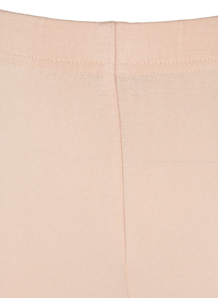 Einfarbige Basic Radlershorts, Beige, Packshot image number 2