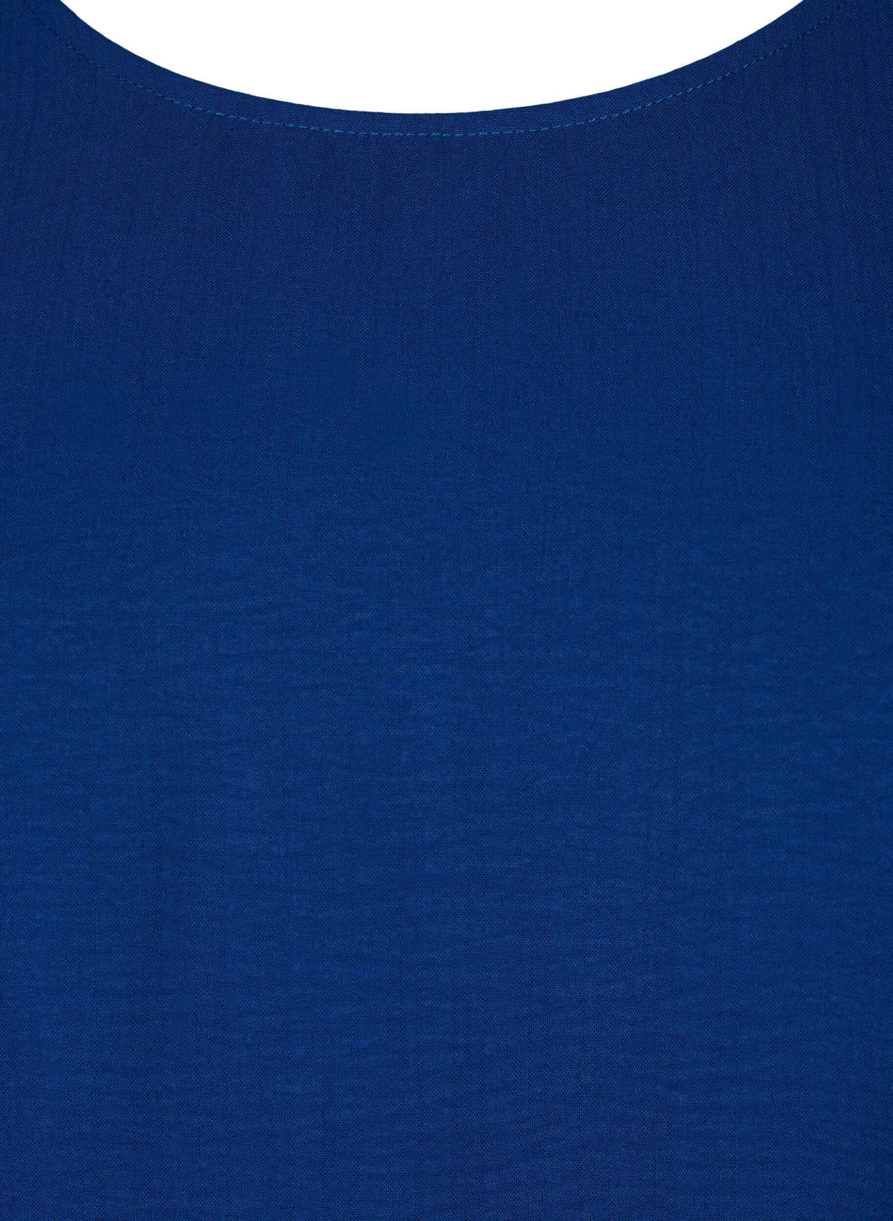 ZizziKurzes Kleid mit Schleifen-Detail hinten, Estate Blue, Packshot image number 2