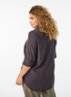 FLASH - Bluse mit Kragen und Ärmeln zum Hochkrempeln, Grau, Model image number 2