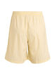 Gestreifte hoch taillierte Shorts mit lockerer Passform, Gelb, Packshot image number 1