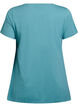 T-Shirt mit Rundhalsausschnitt und A-Linie, Gr&uuml;n, Packshot image number 1