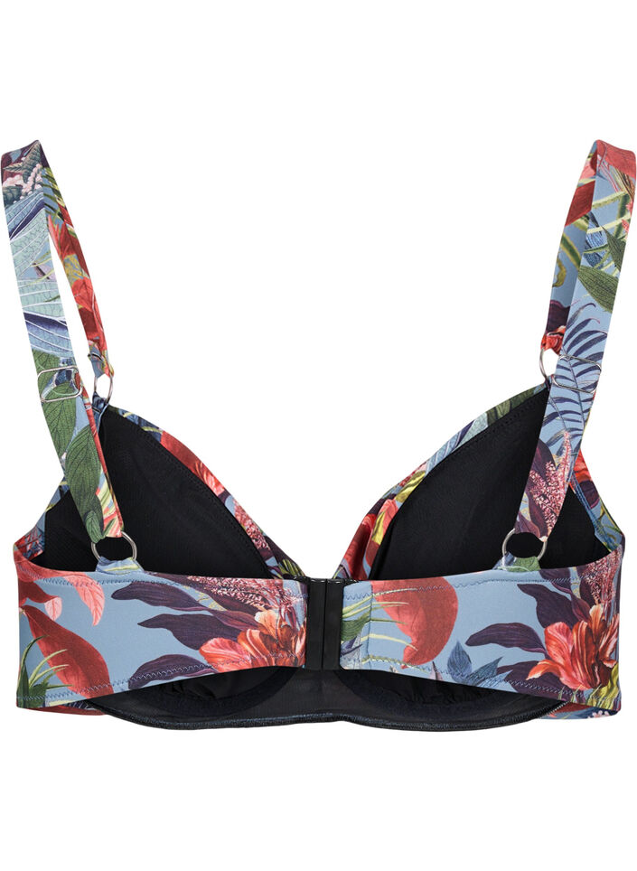 Bikini-BH mit Print und Bügel, Citadel AOP, Packshot image number 1