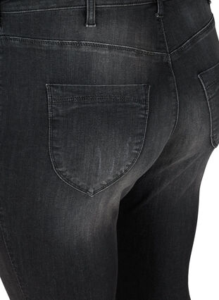 Amy Jeans mit Schlitzdetails, Grey Denim, Packshot image number 3
