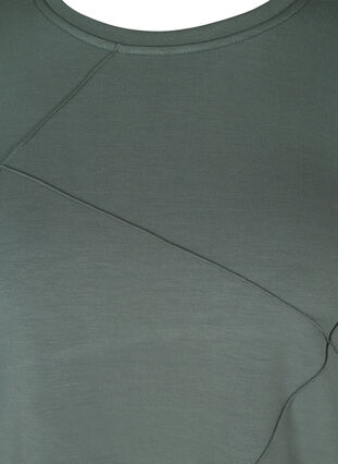 Langarm Bluse mit dekorativen Nähten, Urban Chic, Packshot image number 2
