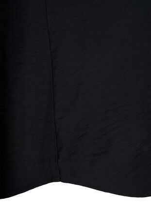  Kurzarmbluse aus Viskose, Black, Packshot image number 3