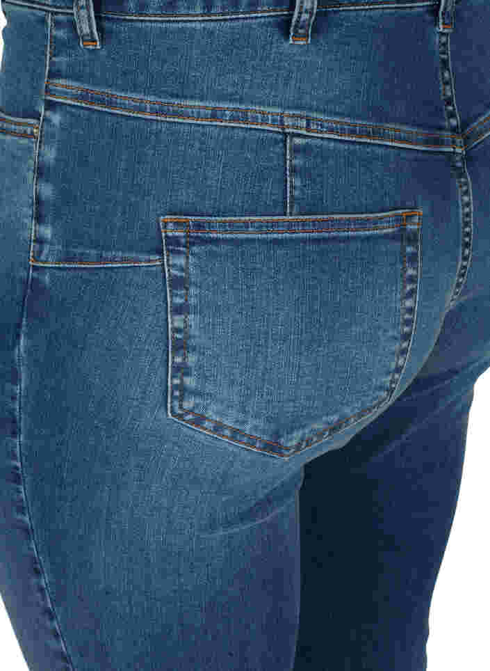Hochtaillierte Amy Jeans mit Push-Up, Blue denim, Packshot image number 3