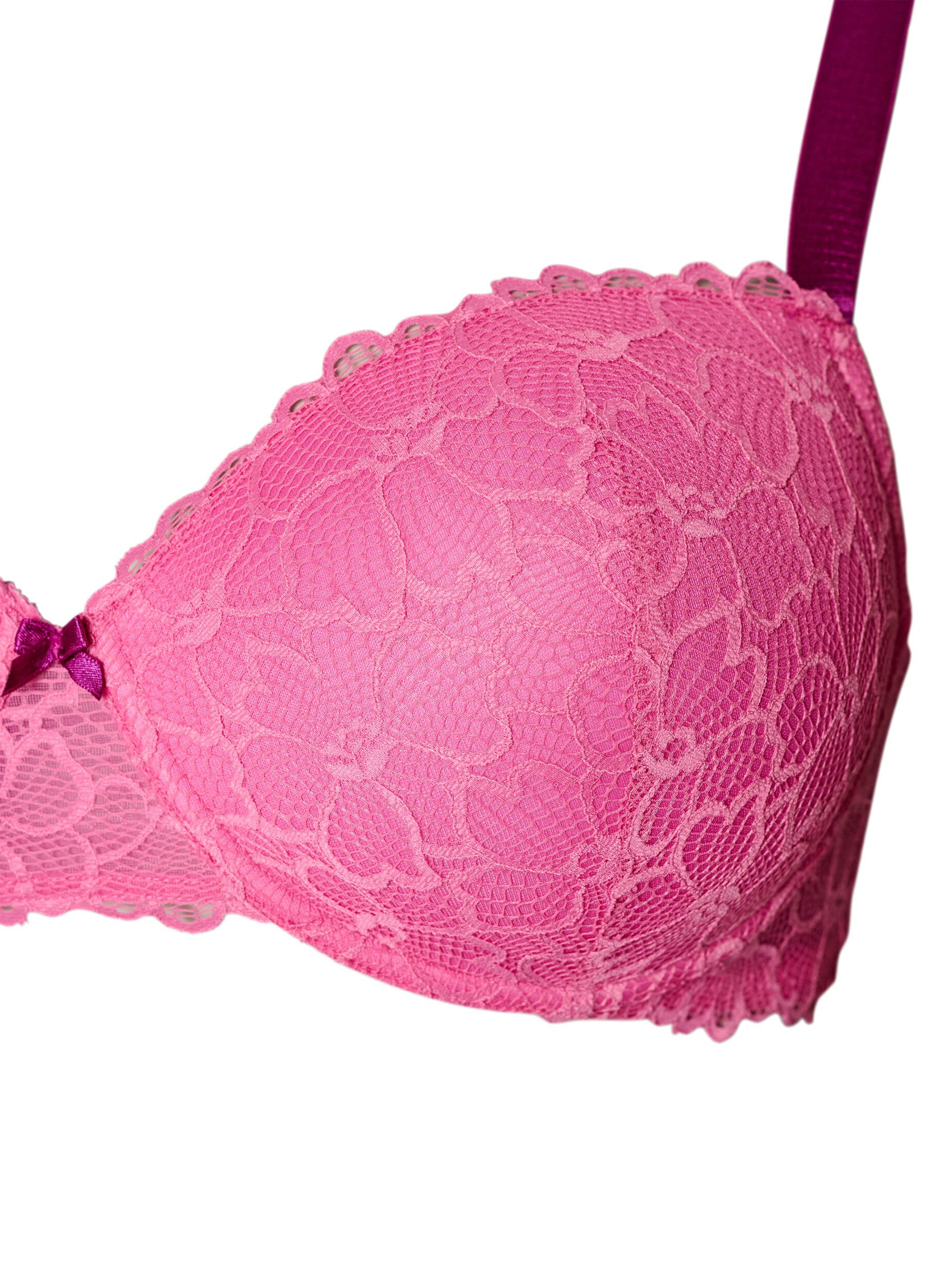 ZizziBH mit Spitze und vorgeformten Cups, Pink, Packshot image number 2