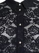 Spitzen blusenshirt mit perlenkn&ouml;pfen, Schwarz, Packshot image number 2