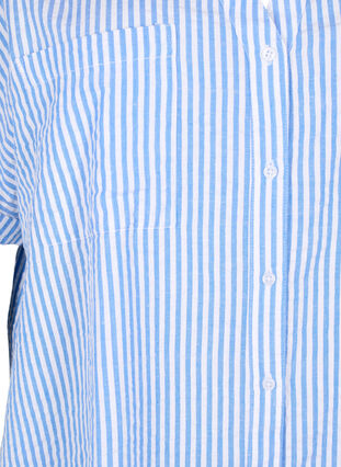 Gestreiftes Hemd mit Brusttaschen, Light Blue Stripe , Packshot image number 2