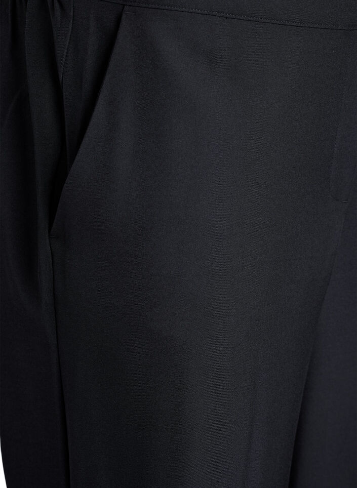 Lockere Hose mit Taschen, Schwarz, Packshot image number 2