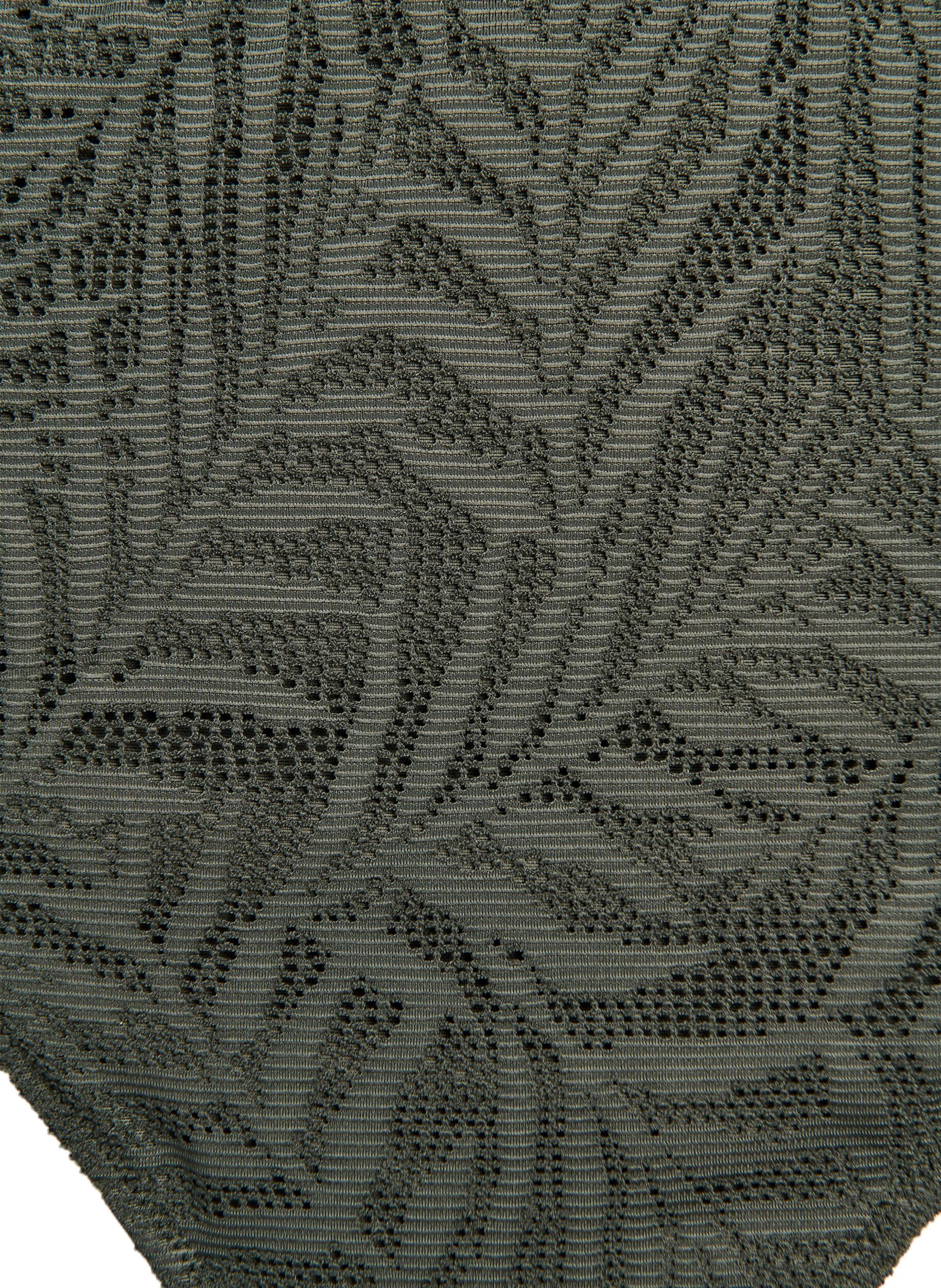 ZizziBrasilianischer Bikini-Slip aus strukturiertem Mesh, Gr&uuml;n, Packshot image number 2