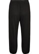 Lockere Pyjamahose aus Viskose mit elastischem Bund, Schwarz, Packshot image number 1