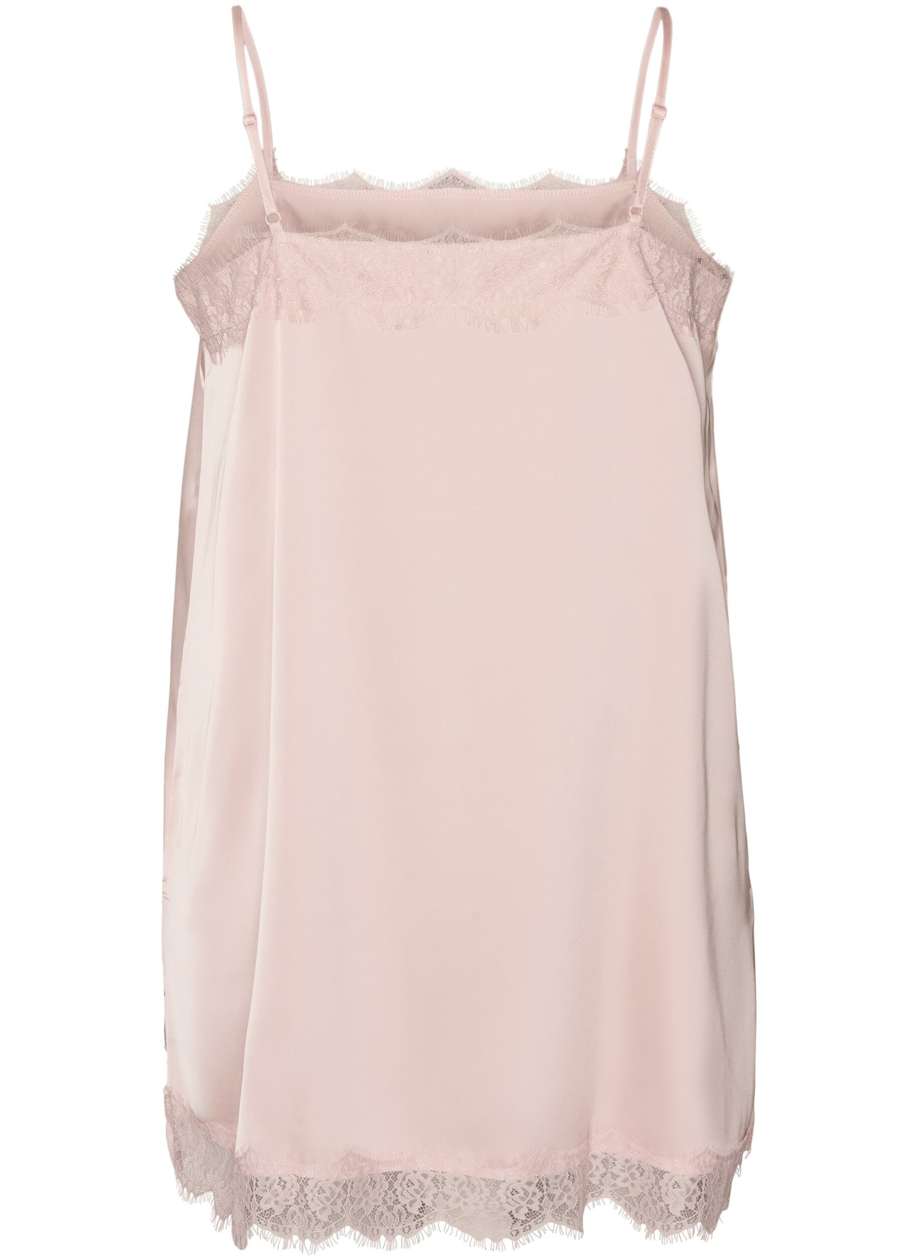 ZizziLanges Top aus Satin mit Spitzen, 9990, Packshot image number 1
