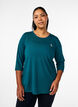 Trainingsshirt mit 3/4-&Auml;rmeln, Gr&uuml;n, Model image number 0
