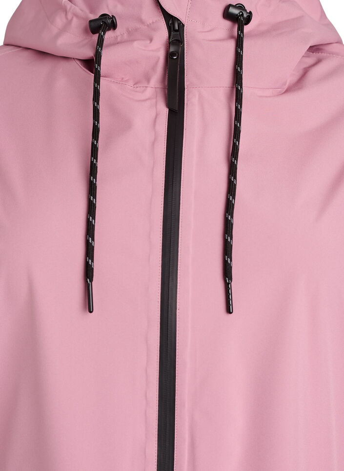 Regenjacke mit Taschen und Kapuze, Rot, Packshot image number 2