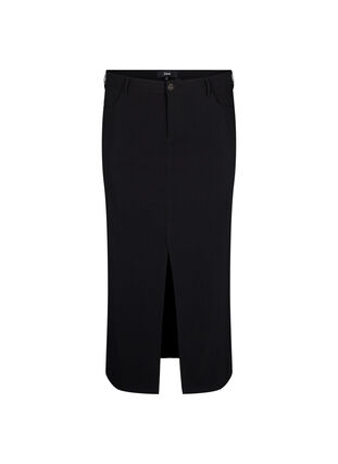 Schwarzer A-Line Rock Mit Shorts - Stretch Rock Mit Schlitz Für Tanz Und Party