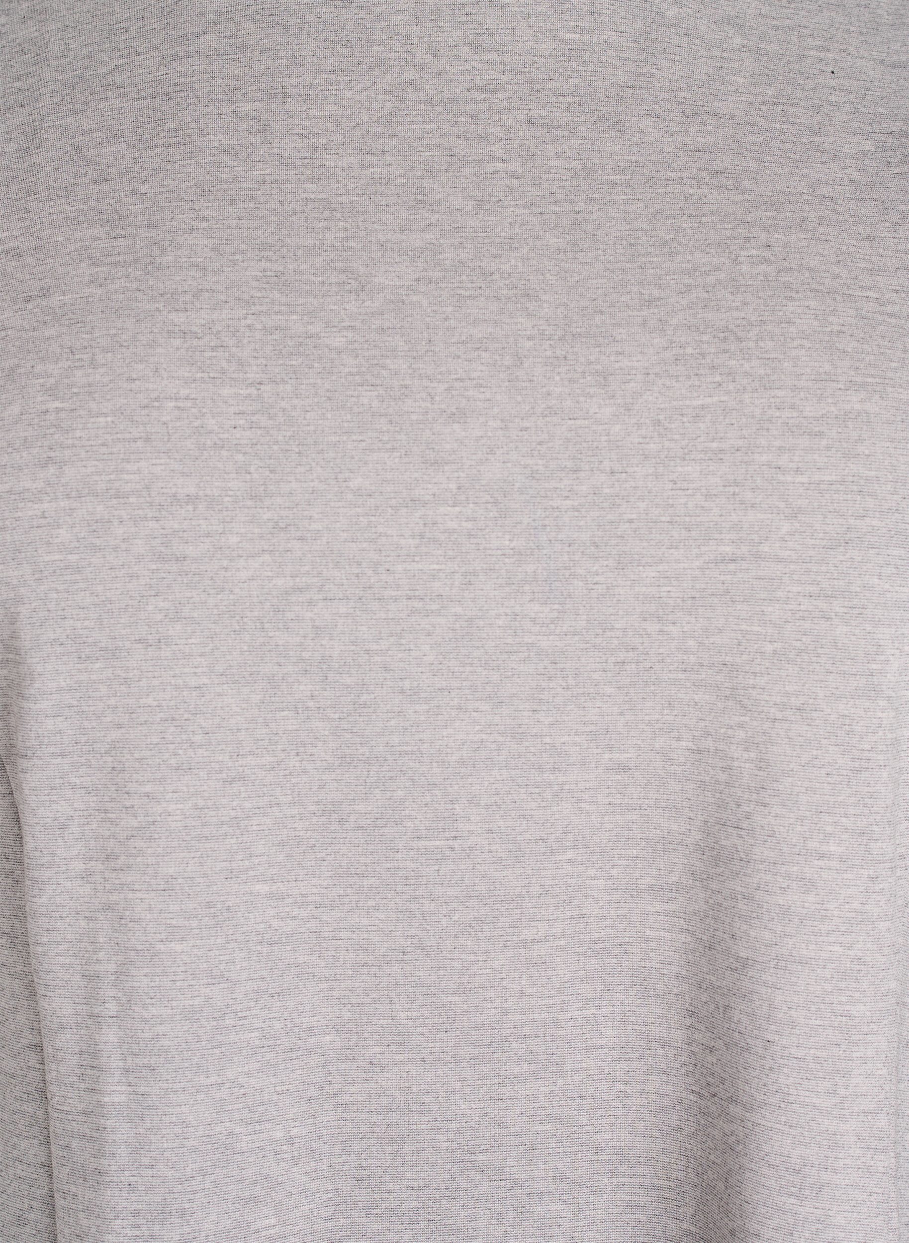 ZizziKurzes A-Linien Kleid aus Jersey, Grau, Packshot image number 2