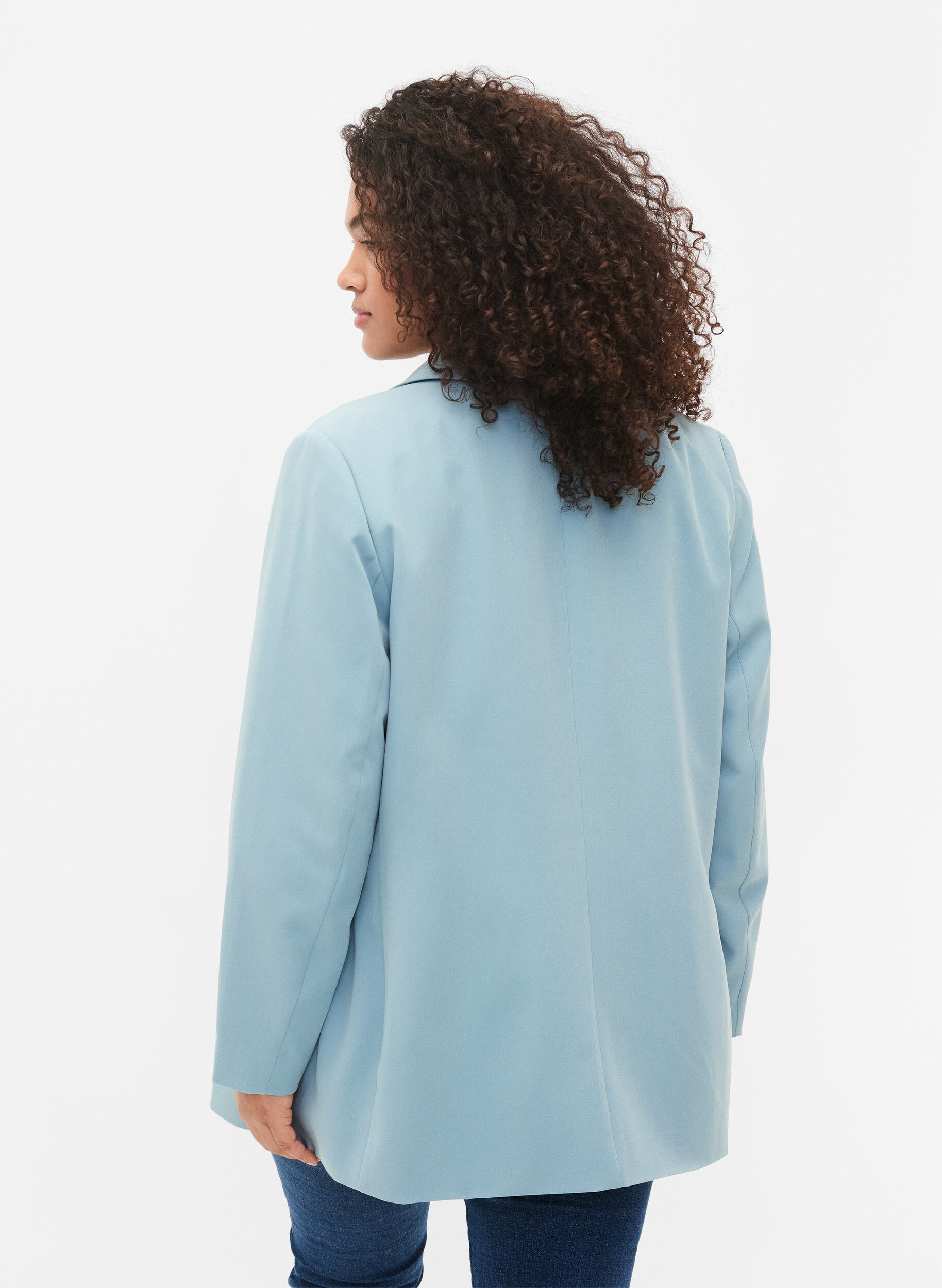 ZizziKlassischer Blazer mit Knopfverschluss, Citadel, Model image number 1