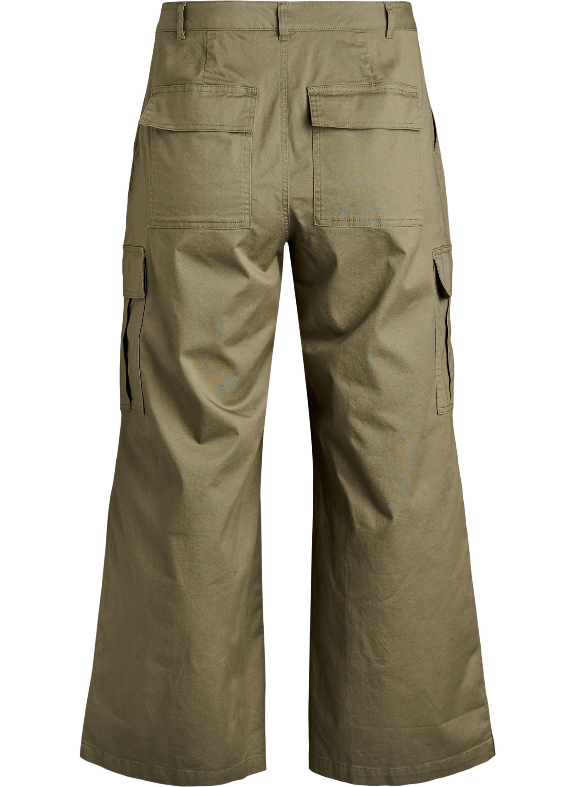 ZizziWide-Leg Cargohose mit hoher Taille, Gr&uuml;n, Packshot image number 1