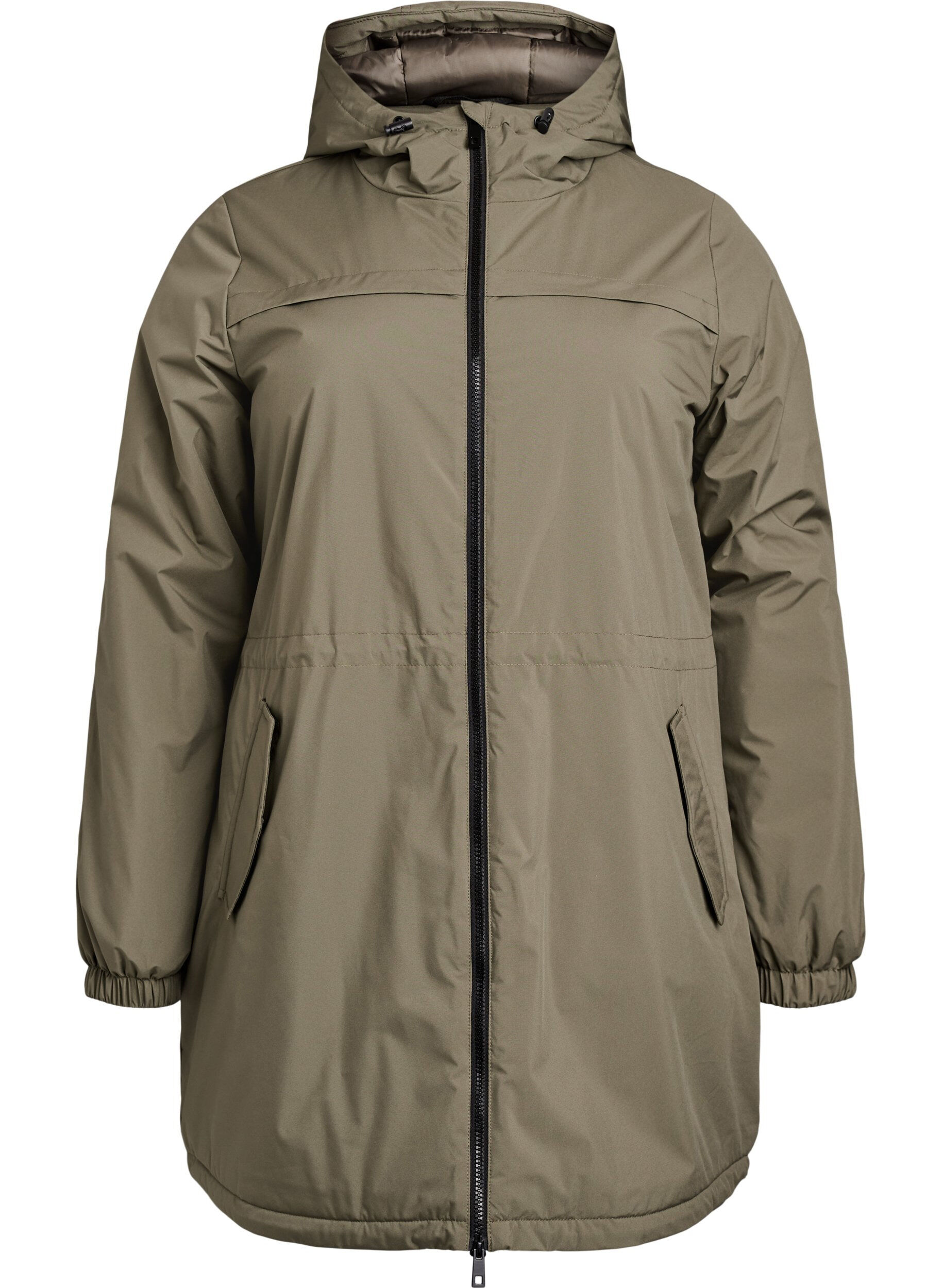 Leichter gepolsterter Parka mit Kapuze