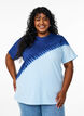 Dip-Dye-T-Shirt aus Bio-Baumwolle, Blau, Model image number 0