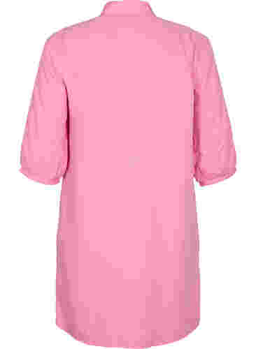 Langes Hemd mit 3/4-Ärmeln aus Lyocell (TENCEL™), Rosebloom, Packshot image number 1