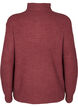 Strickpullover mit hohem Kragen und Rei&szlig;verschluss, Rot, Packshot image number 1