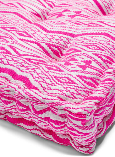 Boxkissen mit Muster, Pink, Packshot image number 1