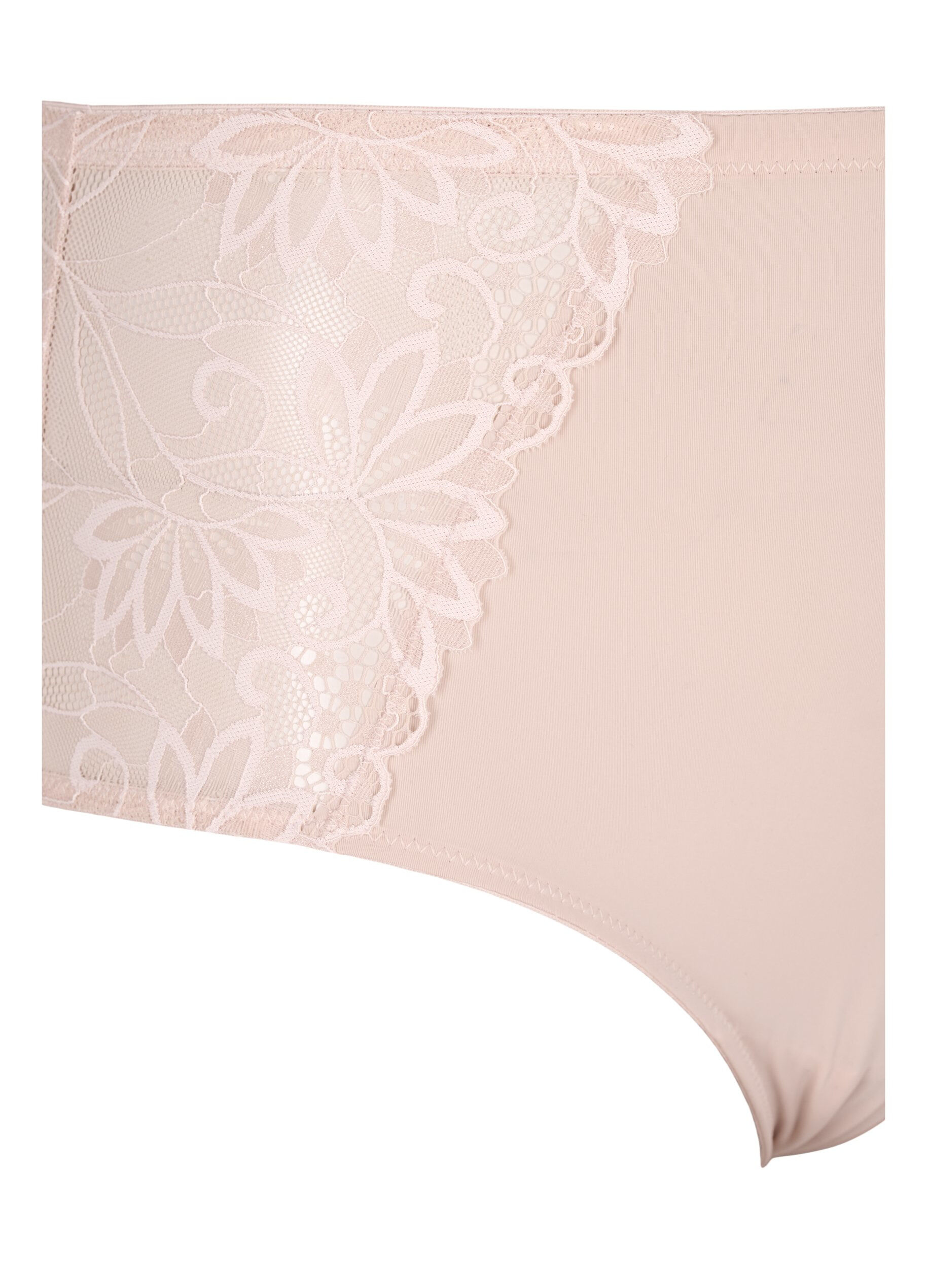 ZizziHipster-Slip mit normaler Taille und Spitze, Pink Tint, Packshot image number 2