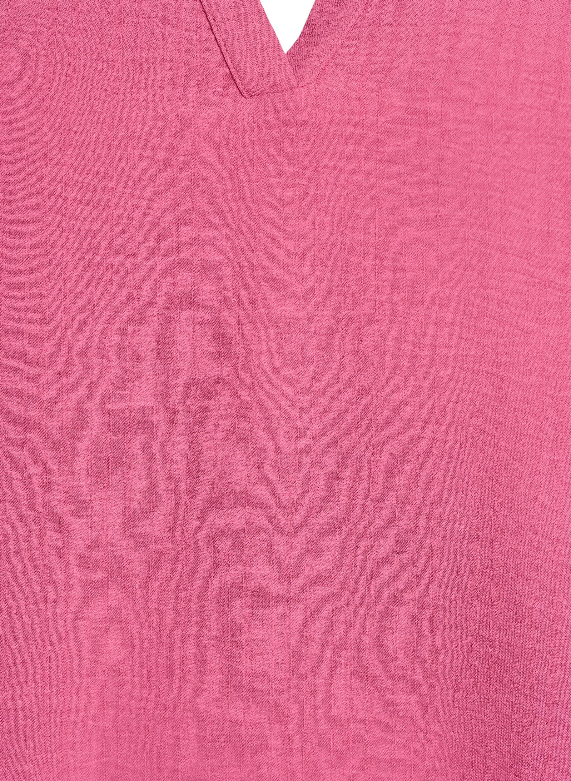 ZizziLockere Bluse mit kurzen &Auml;rmeln, Rot, Packshot image number 2