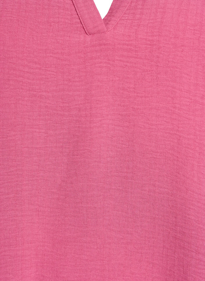 Lockere Bluse mit kurzen &Auml;rmeln, Rot, Packshot image number 2