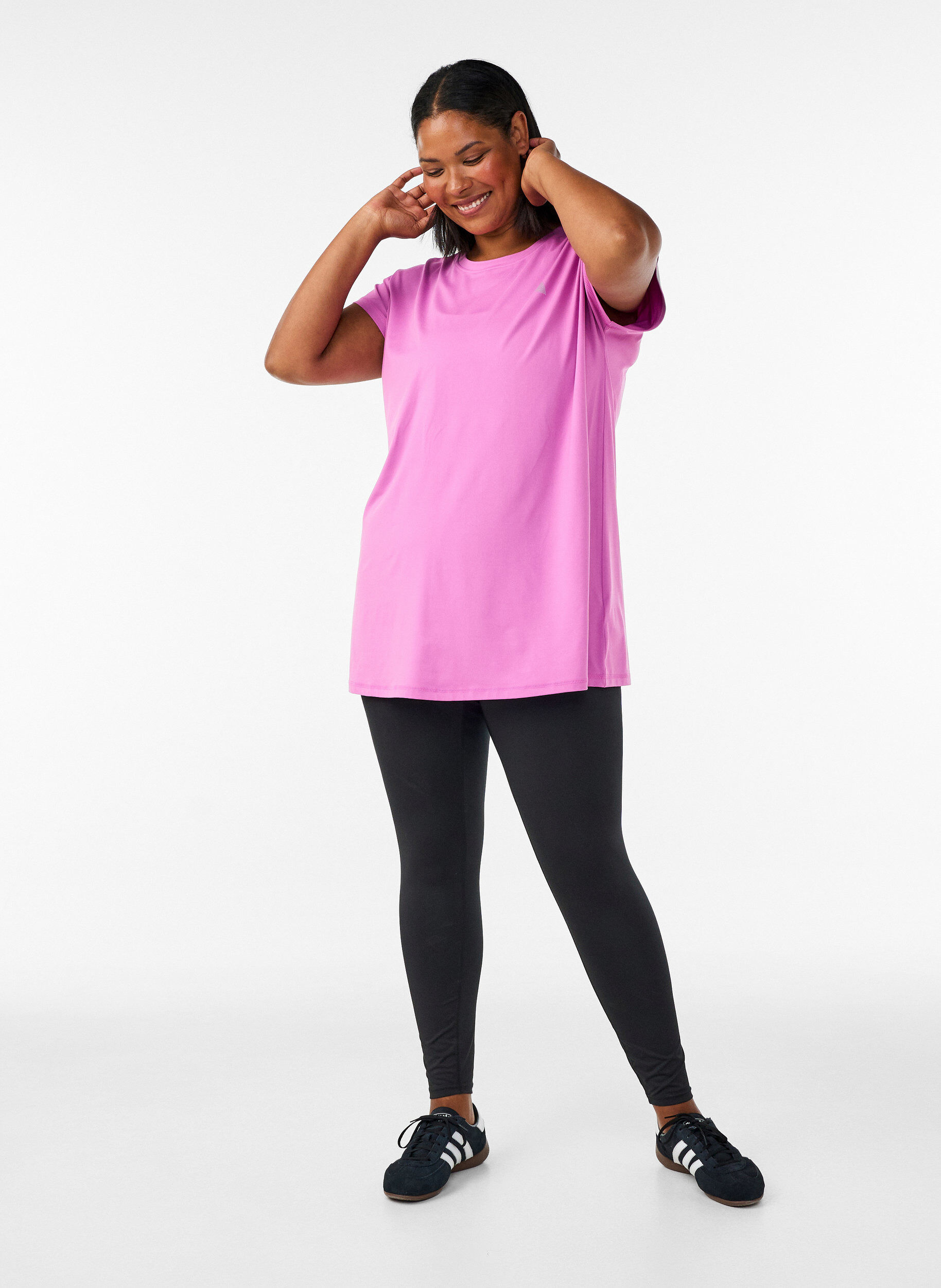 ZizziLanges Trainingsshirt, Pink, Model image number 1